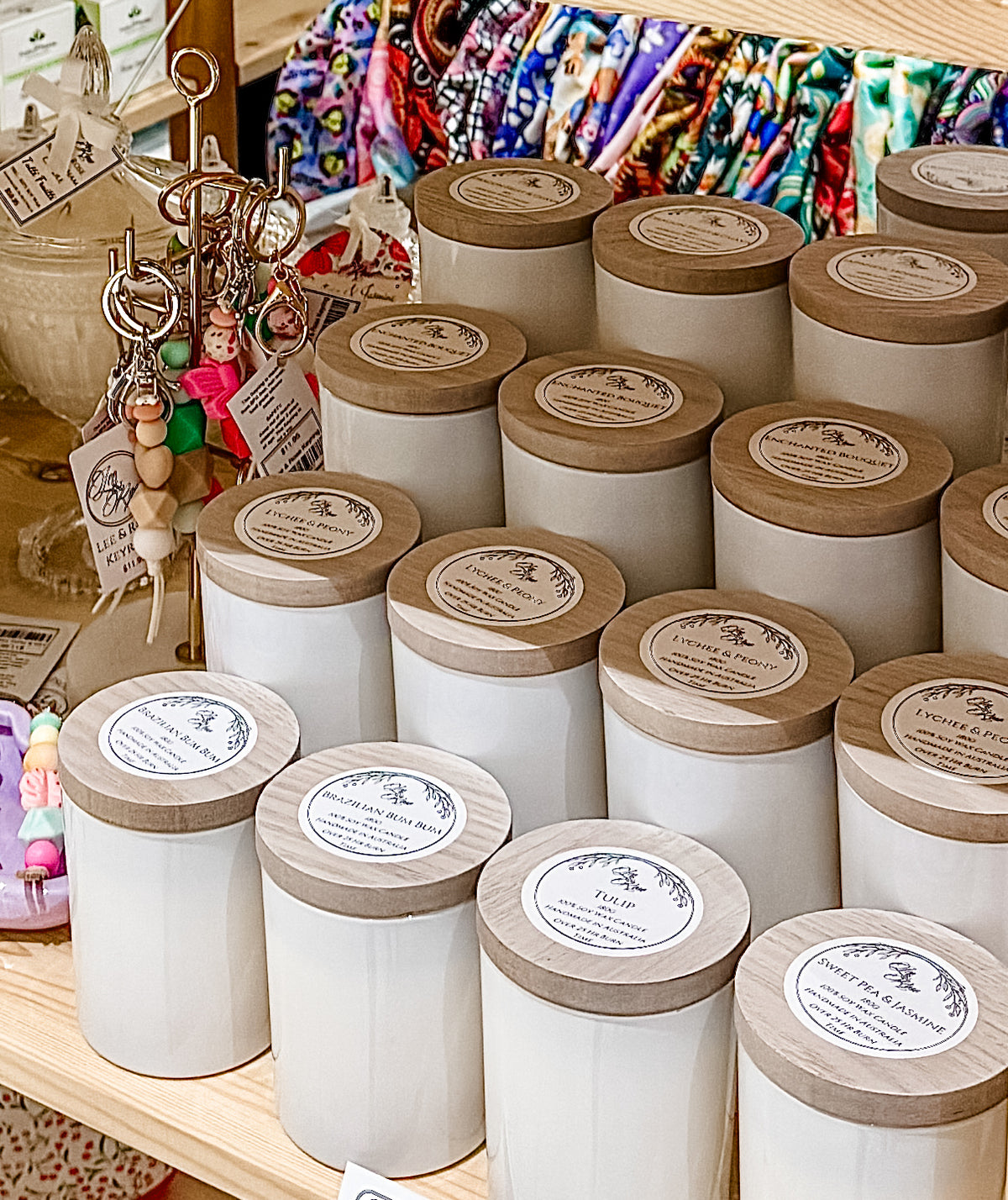 White Medium Candle