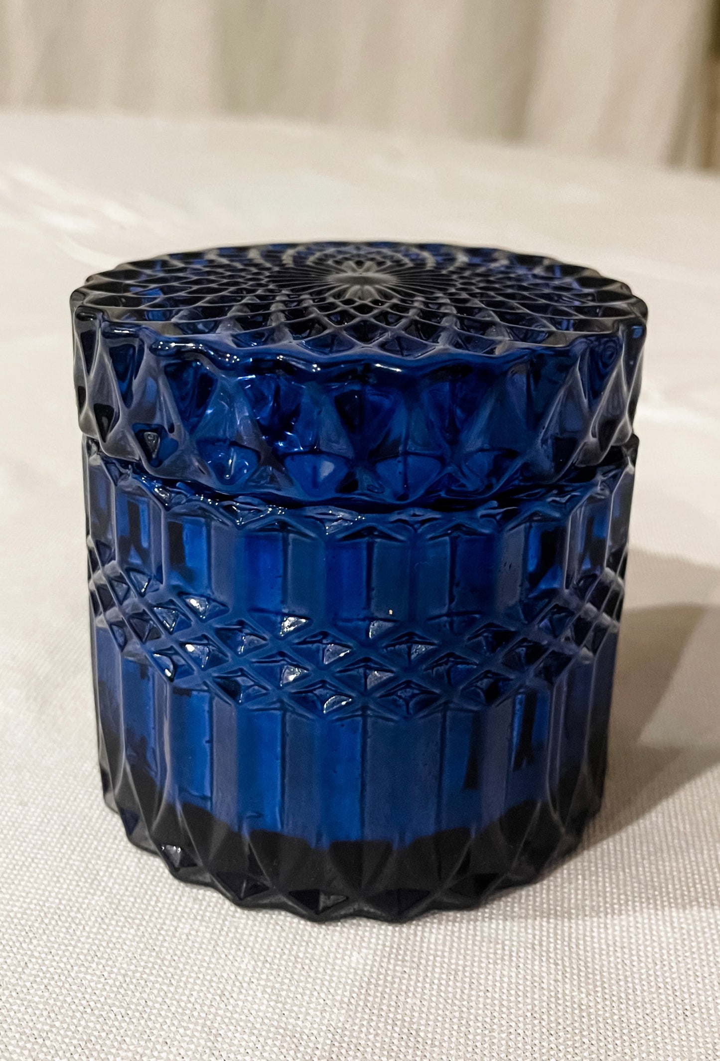 Blue Mandala Candle